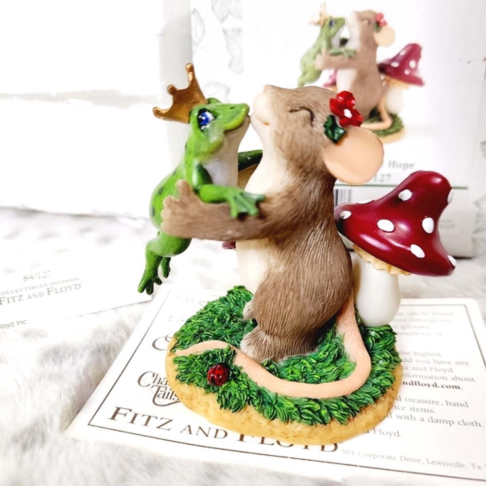 Fitz and Floyd Charming Tails 84/127 "You're a Prince, I hope" with box